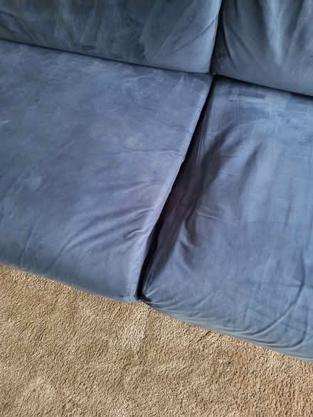 Photo of free Navy blue sofa (Wheathampstead AL4) #3