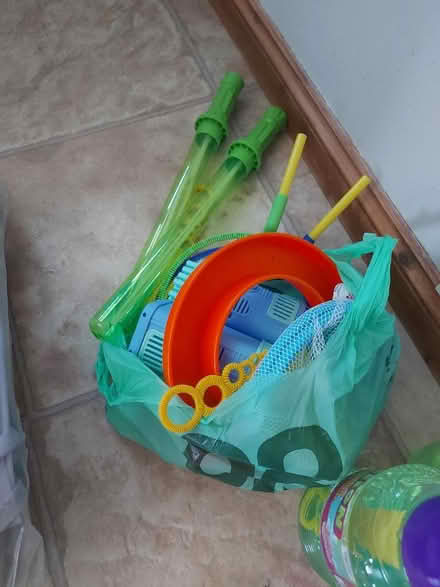 Photo of free Job lot of bubble things and a large bottle and half solutio (Odd Down BA2) #1