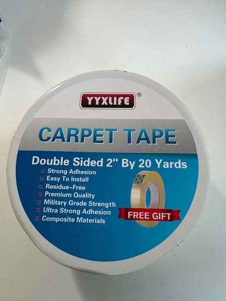 Photo of free Carpet tape (White Cross LA1) #1