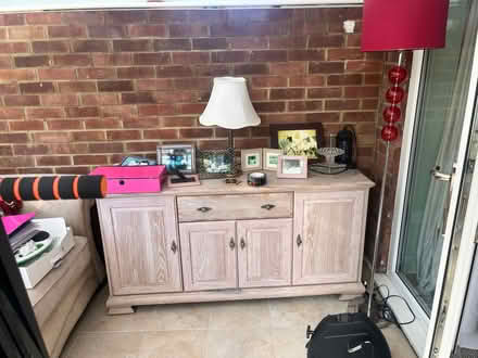 Photo of free Double bed, wardrobe, side unit, tv stand (De Parys MK40) #3