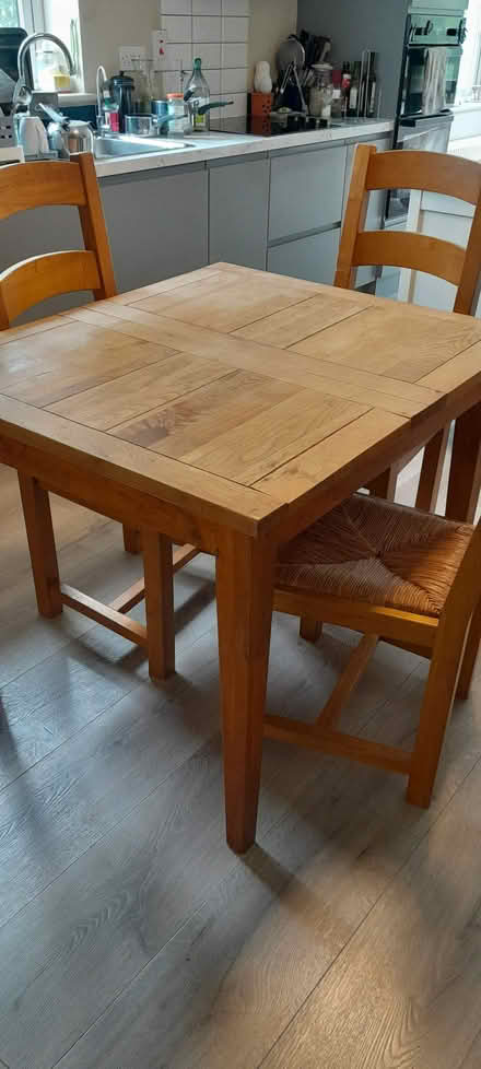 Photo of free Oak Table & 4 chairs (BT32) #1