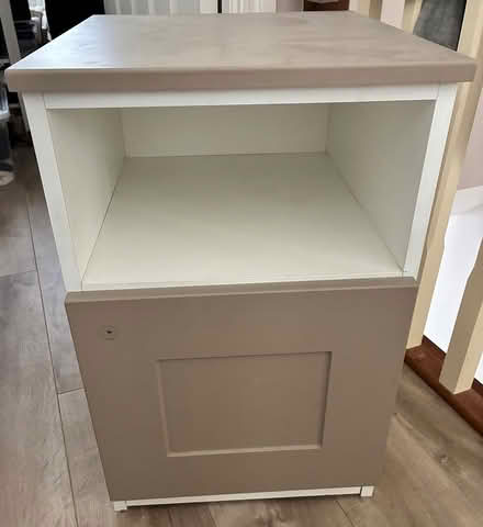Photo of free 2 x grey bedroom side tables (Lucan) #1