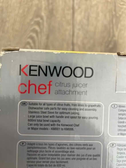 Photo of free Citrus juicer attachment (Rayleigh SS6) #2