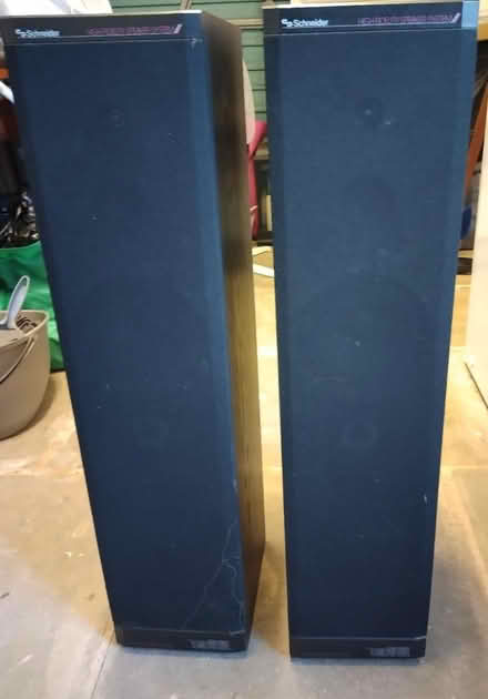 Photo of free 2 Tall loud speakers (Hereford HR4) #3