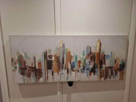 Photo of free Painting on canvas of city skyline (Watford WD18) #1
