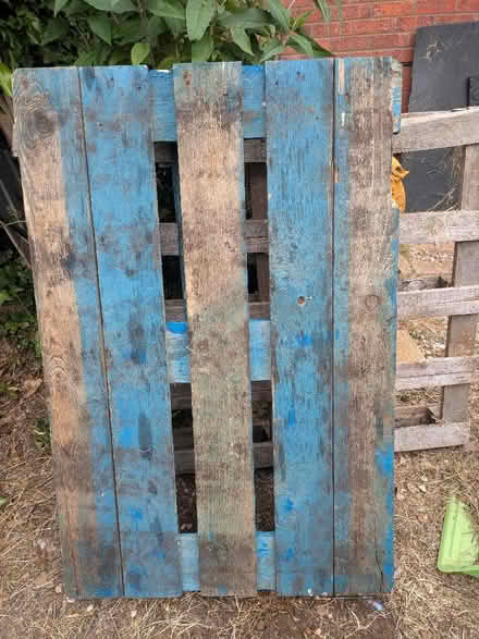 Photo of free 2 x strong pallets (Gleneagles area, Wboro NN8) #2