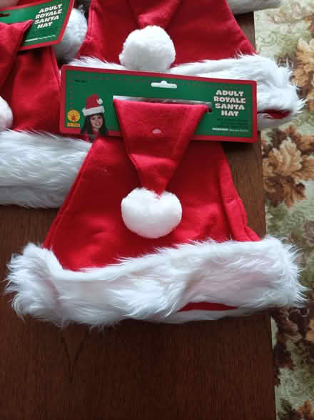 Photo of free Adult Santa Hats Times Eight (Seaside BN23) #2