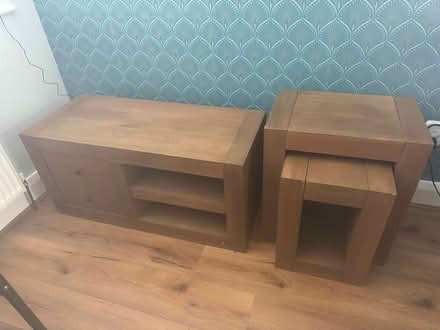 Photo of free TV cabinet and matching tables (L30) #3