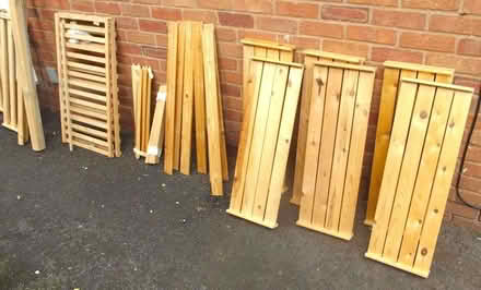 Photo of free 2 Sets of Wood Shelving - Disassembled (Franche DY11) #3