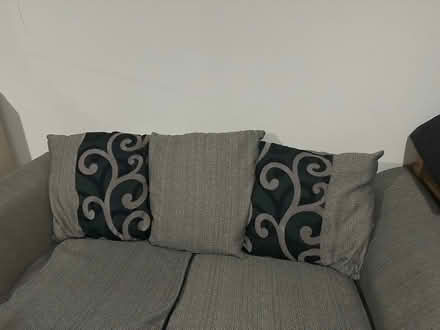 Photo of free 2 seater sofa bed grey black (Bradley HD5) #4