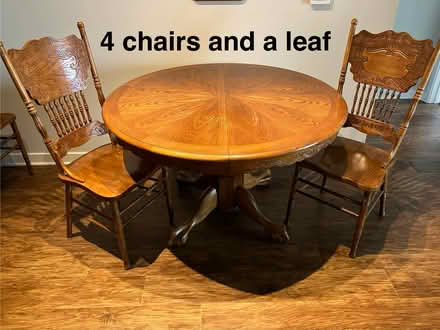 Photo of free Table & 4 Chairs (North East, Md) #1
