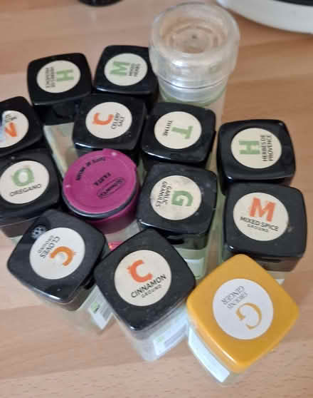 Photo of free Spice jars. Pepper grinder (Forest Green GL6) #1