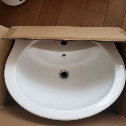 Photo of free 2 Pedestal sinks and one vanity sink (Henlow SG16) #2