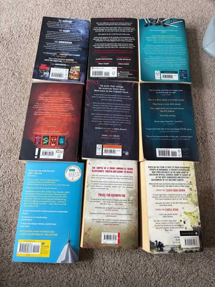 Photo of free 9 books, various genre (Longbarn WA2) #2