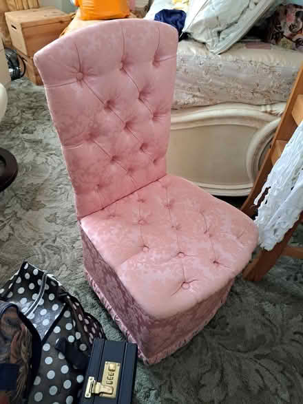 Photo of free Pink Taffeta chair (Crofton Park, Brockley) #1
