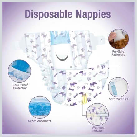Photo of free Doggy Diapers / Nappies Size Large (SE18) #3