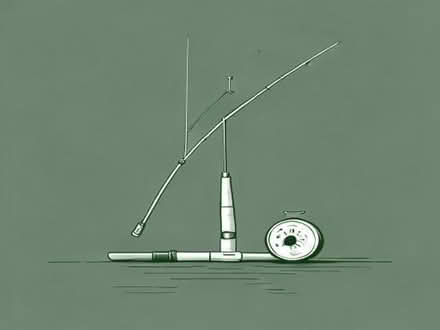 Photo of Fishing rod and reel (Bidston Hill CH41) #1