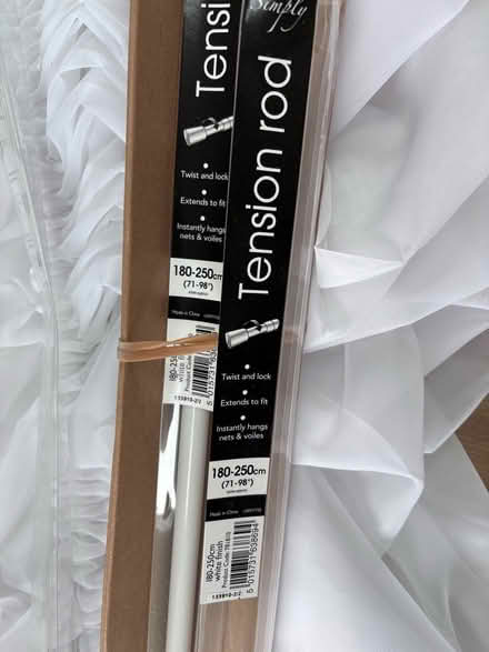 Photo of free Tension rods for voiles/net curtains (Cairneyhill KY12) #1