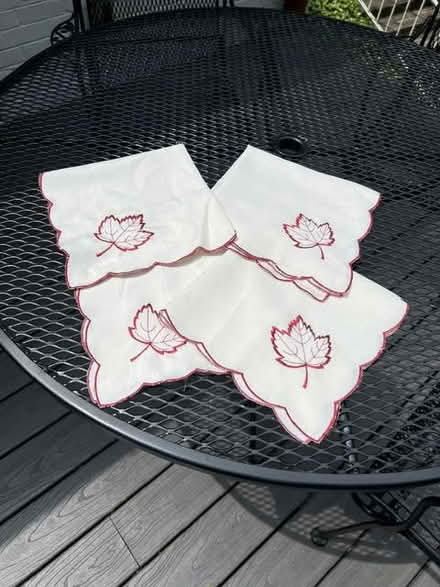 Photo of free Four Cloth Napkins (Van Ness Cleveland Park metro) #1
