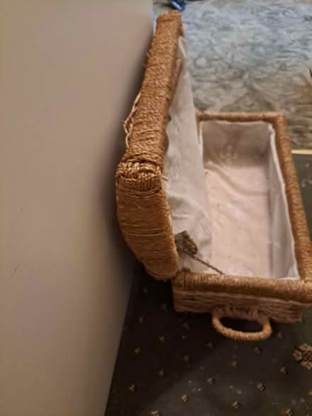 Photo of free Small Wicker storage basket (Crofton Park, Brockley) #3