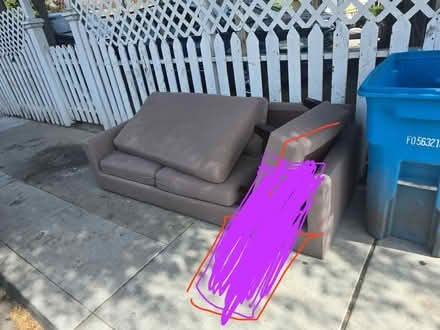 Photo of free Curb Alert! Sofa with extension (North Fair Oaks) #2