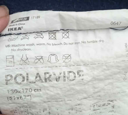Photo of free IKEA Polarvide blanket (east twickenham) #2
