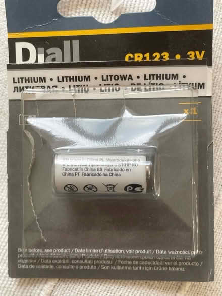 Photo of free CR123 3volt battery (Bishops Cleeve GL52) #1