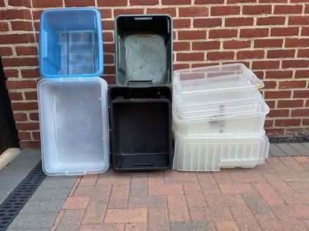 Photo of free 13 rigid plastic storage boxes (Didcot OX11) #1