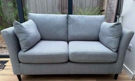 Photo of free Ikea Sofa with matching footrest with fire labels (Twerton BA1) #1