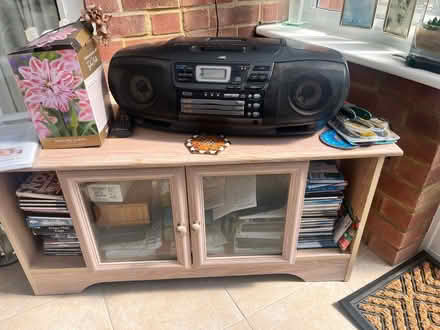 Photo of free Double bed, wardrobe, side unit, tv stand (De Parys MK40) #4