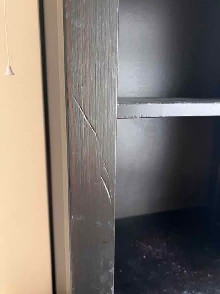 Photo of free Tall Black Wooden Shelf (Sandyford, Dublin 18) #3