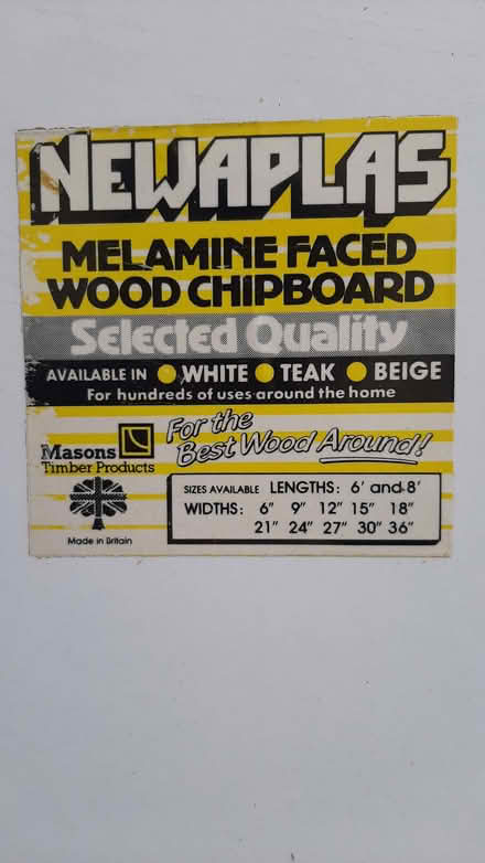 Photo of free White Melamine-faced Shelves (West Bandodle AB51) #1