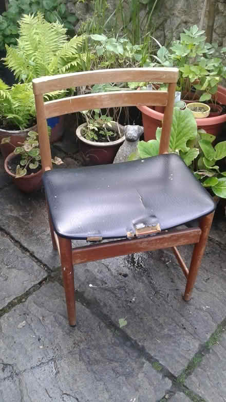 Photo of free Vintage solid wood chair (OX25 Upper Heyford) #1