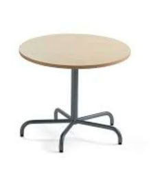Photo of free Plywood and metal indoor/outdoor round table (used, good) (Gilmerton EH17) #1