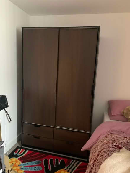 Photo of free Dark brown IKEA wardrobe (Bristol) #1