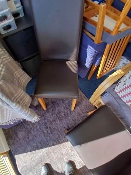 Photo of free 2 dining chairs (CW1) #3
