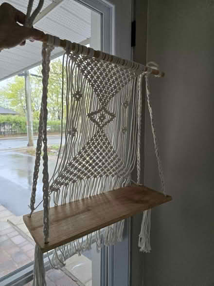 Photo of free Macrame hanging shelf (Vanier north) #1