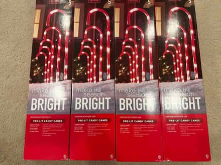 Photo of free Holiday Candy Cane Lights (Emerald Hills) #1