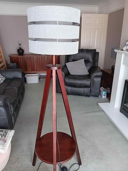 Photo of free Mahogany standing lamp (Seaton Carew, Hartlepool) #2