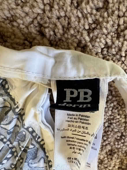 Photo of free PB duvet cover, needs mending (North Boulder) #3