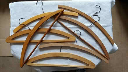 Photo of free Wooden coat hangers (St Werburgh's) #1