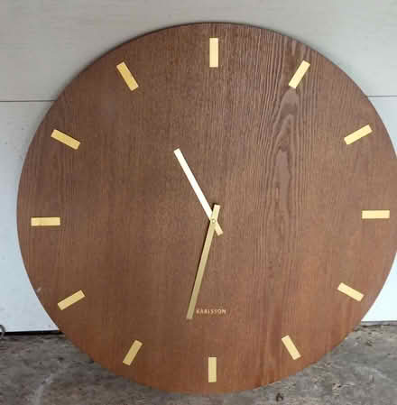 Photo of free Wooden wall clock 70cm diameter (east twickenham) #1