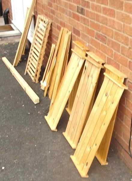Photo of free 2 Sets of Wood Shelving - Disassembled (Franche DY11) #4