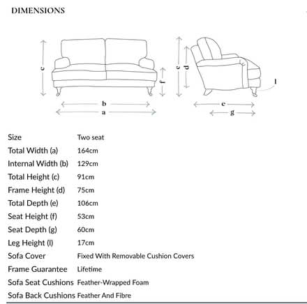 Photo of free Sofa.com Bluebell Sofa - two seater - with fire label (Twerton BA1) #3