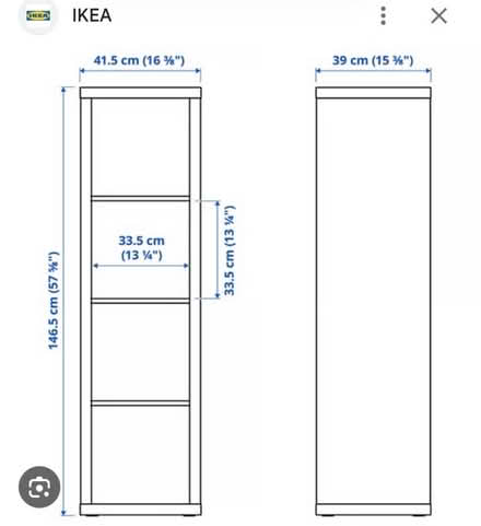 Photo of free Black IKEA KALLAX (E7 Forest Gate) #2
