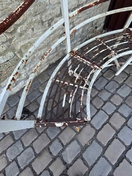 Photo of free Metal Banana Garden Bench (Castle Bytham NG33) #2