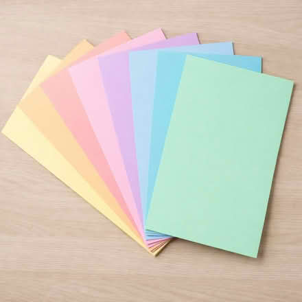 Photo of A4 Pastel Colour Plain Paper (Pack) (Tilehurst RG30) #1