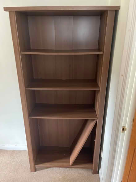 Photo of free Brown wooden bookcase (Knaresborough HG5) #1