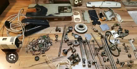 Photo of Sewing machine mystery parts (Danforth and Greenwood) #1
