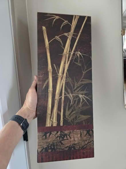 Photo of free Art..bamboo picture on canvas (Vanier north) #1